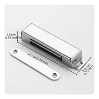 Stainless steel attractive door latch, sturdy cabinet latch, firm closure for closet drawers