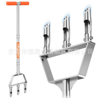 Cross-border Hot Sale Garden Tool Lawn Scarifier Aerator with Hollow Teeth for Yard Soil Care