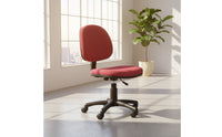 Support Armless Office Chair Height Adjustable Small Space Computer Chair Ergonomic for Students