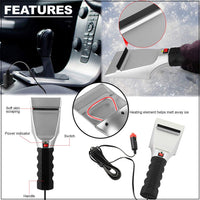 12V Heated Car Snow Shovel for Ice and Snow Removal
