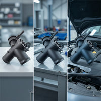 Molded Engine Cooling System Water Outlet Coolant Pipe Plastic Coolant Cooling System Water Pipe Direct Replacement Pipes Easy to Install