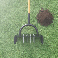 Manual Spike Aerator Ergonomic Handle Soil Loosener Pre Assembled for Yard