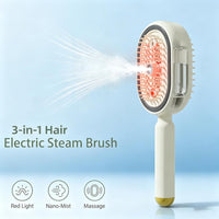 Rechargeable Electric Steam Hair Straightener with Spray Function, Portable Wireless Styling Tool
