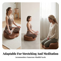 Stitched Seams Yoga Cushion Meditation Seat Cushion Padded