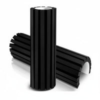 2 Pieces Shock Absorbent Garage Wall Bumper Pad Flexible Garage Wall Protector Cuttable for Parking Lot, Warehouse, Basement