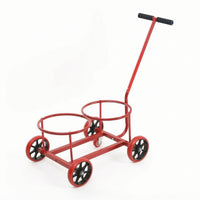 1 Piece Bucket Dolly Hand Cart Rolling Dolly Hand Truck Dolly with Wheels Metal Construction for Effortless Mobility Suitable for Cleaning Tasks Workshop Projects Liquid Handling Home Use