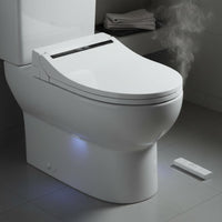 Multifunctional Smart Bidet Seat Instant Heat Electric Bidet Toilet Seat Electronic Control Smart Toilet Cover Warm Water Wash for Seniors