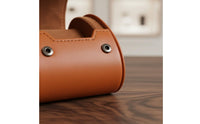 Portable Watch Storage Box Great Gift Leather Watch Travel Case Sturdy Construction Snap Closure for Travelers