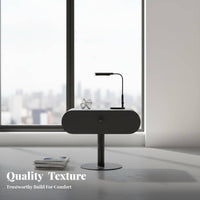 Single-Drawer Pedestal Nightstand Minimalist Design Bedside Table Designer