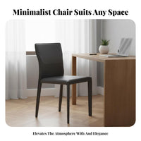 Armless Upholstered Chair Light Luxury with Design Armless Upholstered Side Chair Versatile Sturdy Construction for Adults