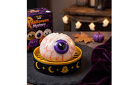 5 Pieces Stretchy Ghost Dumpling Squishy Glossy Press Toy with Tray Fidget Ghost Squishy Sensory for Party Favors