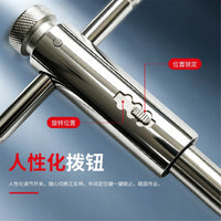 M3-M8可调棘轮手用丝锥扳手 M5-M12加长丝攻正反转攻丝型五金配件