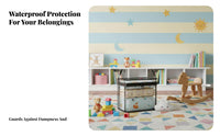 Collapsible Frontentry Container with casters Transparent clear panels for Families