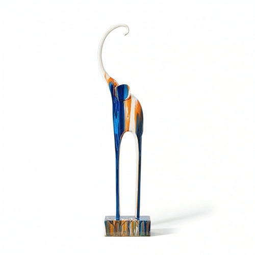Giraffe Figurine Abstract Giraffe Statue Elegant for TV Cabinet, Home Decorators