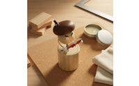 Acorn-Reading Character Natural Finish Room Decoration Cylindrical Base