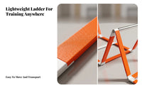 Textured Textured Surface Multifunctional Training Ladder Compact Storage Foldable Agility Ladder