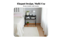 Multi-Tier Accent Table Space-Saving Wavy Multi-Tier Accent Table Adaptable Use Timelesstimeless-Era-Inspired Design