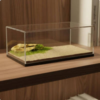 1/64 Scale Display Case Dustproof Desert Diorama Box Stackable Design Acrylic Car Display Case for Hobbyists