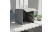 Reduces Reverberation and Reverb Desktop Soundproof Booth Easy Assembly Desktop Soundproof Box Foldable Design Tabletop Sound Isolation Box Collapsible for Podcasters, Streamers, Telecommute Workers, Home Office, Studying
