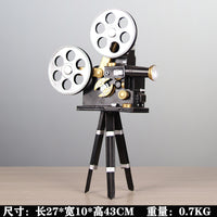 Vintage TV Model and Retro Phone, Phonograph, Radio, Camera, Projector Props