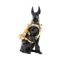 Doberman Dog Figurine for Home Decor, Modern Minimalist Style, Resin, Gift for Housewarming