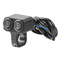 Aluminum Alloy Handlebar Switch for LED Headlight, Turn Signal, and Horn