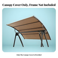 Rainproof Swing Canopy Replacement Cover Waterproof Swing Canopy Top Thickened Material for Homeowners, Backyard, Courtyard, Lawn