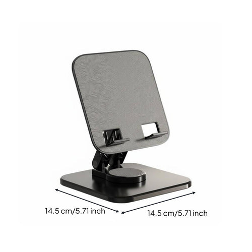 Adjustable Tablet Stand Rotatable Foldable Desktop Stand 360° Swivel Base