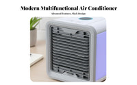 Mini Air Conditioner Humidifier Function Portable Water-Cooled Chiller Multi-Functional Mini Water-Cooled Chiller for Office, Desktop, Bedroom