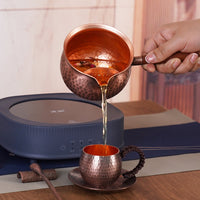 Wholesale Side-Handle Hammered Gong Dao Cup with Thickened Wall, Japanese Style Tea Pourer, Kung Fu Tea Set Accessory