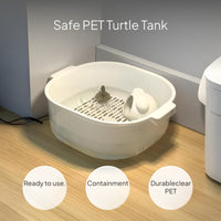 Turtle Enclosure with Double-Tier Design, PET Habitat