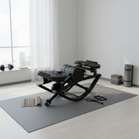 Lateral Stepper Compact Stepper with Resistance Bands Electronic Step Machine for Beginners, Apartment
