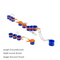 Buildable Ball Track Toy Hands-on Blowing Ball Game Educational Hand-Eye Coordination for Children, Toddlers, Classroom