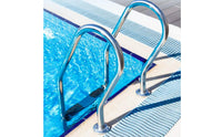 Pool Ladder with 2 Steps Anti-Slip Stainless Steel Pool Ladder Rust Resistant