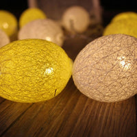 Egg Shaped Multi-Colored Light Emitters LED Easter Egg Lights for Home Stylists, Families, Bedroom, Spring Celebration, Nursery, Living Room, Party