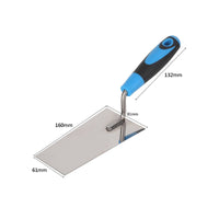 Stainless Steel Masonry Ergonomic Handle Hand Tool Hanging Hole