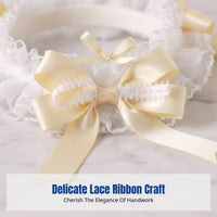 Romantic Ballet Headband, Lace Silk Hair Clip, Sweet Feather Mini Hat, Children's Accessory