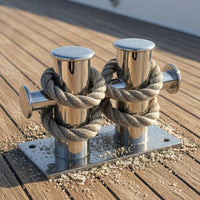 Double-Cross Bollard Heavy Duty Marine Hardware for Dock, Harbor