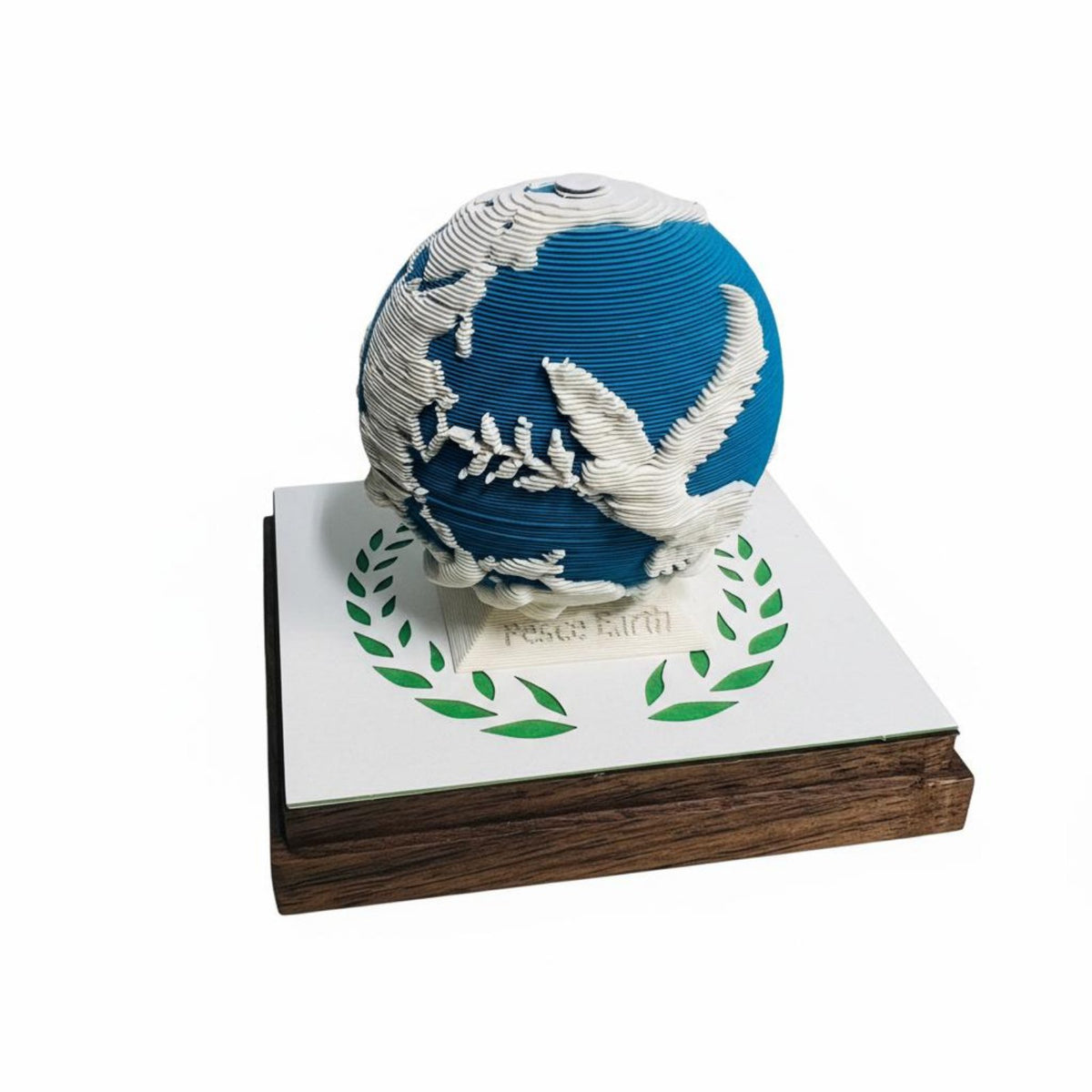 Unique Gift 3D Paper Art Calendar Carved 3D Paper Carving Calendar Multifunctional for Students, Study Room, Bookshelf, Souvenir Shop