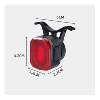 Bike Tail Lamp with Mounts Memory Mode Rear Lamp with USB Cable Super Bright for Cyclists, Road Bikers, Daily Commuting