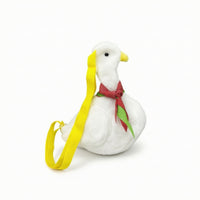 Soft Shoulder Bag with Scarf Novelty Duck Shoulder Bag Adorable for Girls