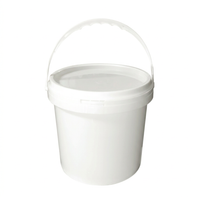 Sealed Bucket Lid for Food, Carry Handle Multipurpose Storage, Pressure Resistant Industrial Barrel, - 5L