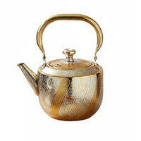 Middle Eastern Design Teapot Exquisite Craftsmanship Stainless Steel Teapot