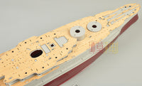 Wooden Deck with Anchor Chain for Trumpeter 03701 Model Ship 1/200
