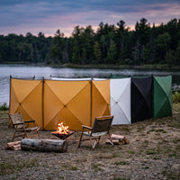 Outdoor Camping Windbreak Screen Portable Folding Wind Shield for BBQ Fishing Picnic