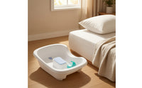Hair Wash Basin with Headrest Bedside Shampoo Basin Low-Profile Shampoo Bowl for Elderly, Home Care