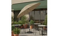 Outdoor Umbrella with Tilt Tilting with Fiberglass Ribs UPF 50+ Market Umbrella with Tilt for Homeowners, Cafe Owners, Backyard, Poolside