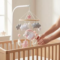 Felt Swan Mobile Handmade Swan Crib Mobile Nursery Decor for Infants, Babies