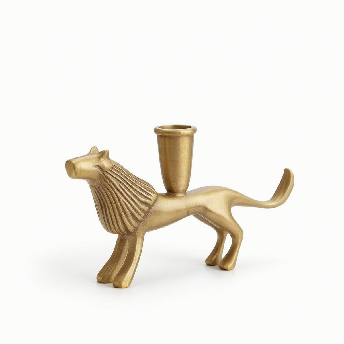 Brass Candle Holder Ornamental Taper Candle Holder Polished for Home Decor