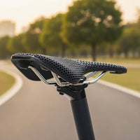 3D-Printed Bike Saddle Lattice Cycling Gear Metal Rail Mount for Mountain Biking